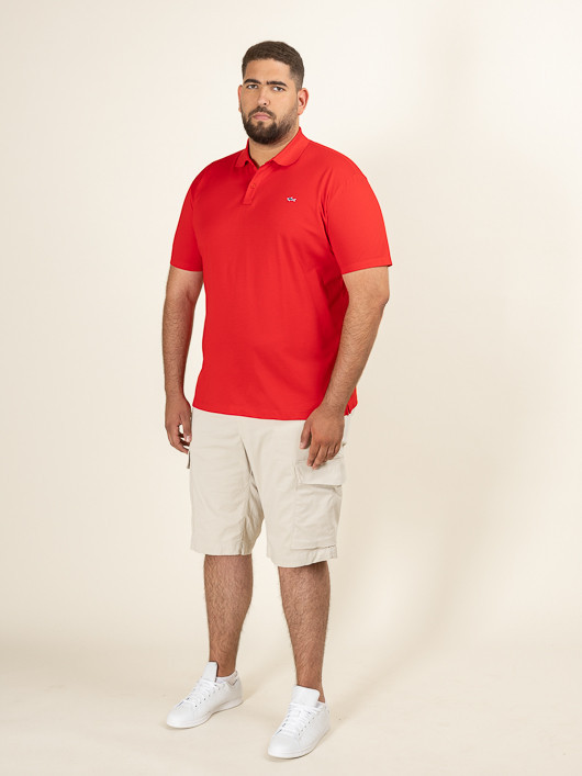 Bermuda Cargo Beige Tommy Hilfiger Grande Taille beige homme grande taille - Capelstore