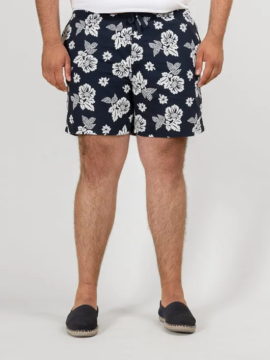 Bermuda Fleurs Tommy Hilfiger Grande Taille marine homme grande taille - Capelstore