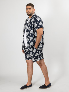 Bermuda Fleurs Tommy Hilfiger Grande Taille marine homme grande taille - Capelstore