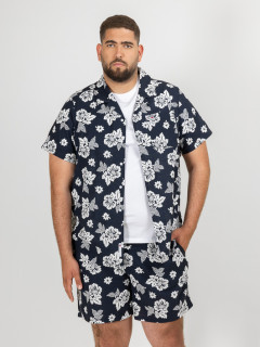 Chemisette Fleurs Tommy Hilfiger Grande Taille marine homme grande taille - Capelstore