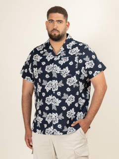 Chemisette Fleurs Tommy Hilfiger Grande Taille marine homme grande taille - Capelstore
