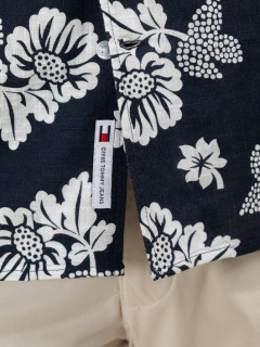 Chemisette Fleurs Tommy Hilfiger Grande Taille marine homme grande taille - Capelstore