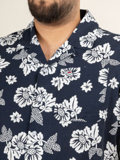 Chemisette Fleurs Tommy Hilfiger Grande Taille marine homme grande taille - Capelstore