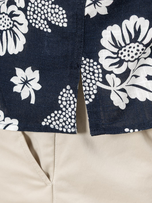 Chemisette Fleurs Tommy Hilfiger Grande Taille marine homme grande taille - Capelstore