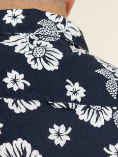 Chemisette Fleurs Tommy Hilfiger Grande Taille marine homme grande taille - Capelstore
