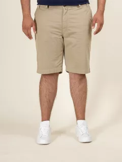 Bermuda Matt Beige Capel Grande Taille beige homme grande taille - Capelstore