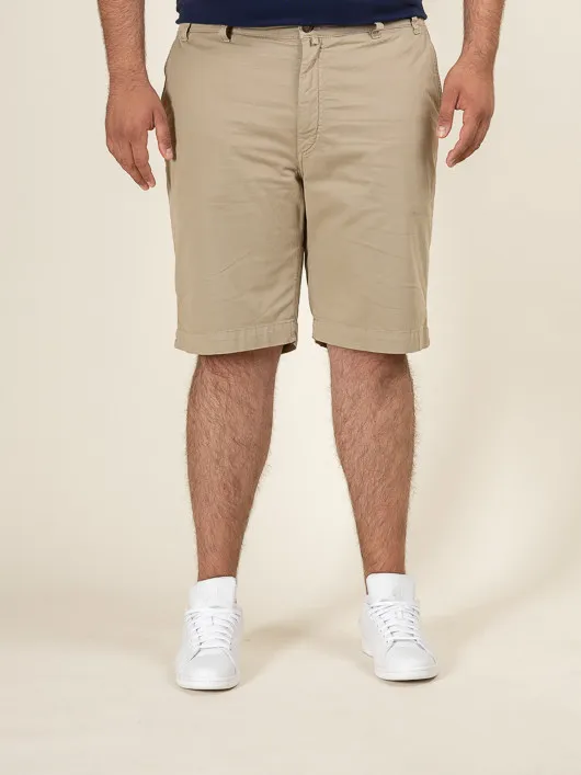 Bermuda Matt Beige Capel Grande Taille beige homme grande taille - Capelstore