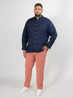 Pantalon Alex Vieux Rose Capel Grande Taille vieux rose homme grande taille - Capelstore