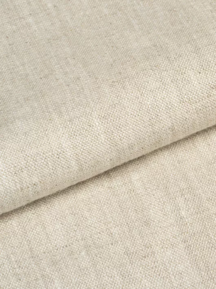 Pantalon En Lin Beige Elastique Capel Grande Taille