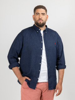 Chemise Marine Ralph Lauren Grande Taille marine homme grande taille - Capelstore