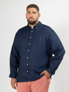 Chemise Marine Ralph Lauren Grande Taille marine homme grande taille - Capelstore