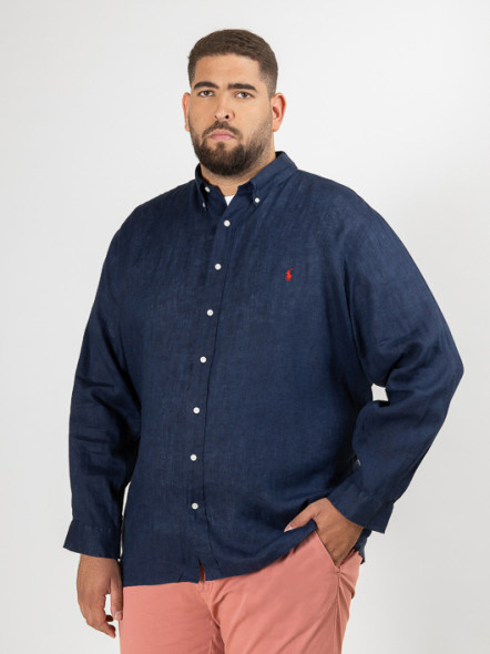 Chemise Marine Ralph Lauren Grande Taille