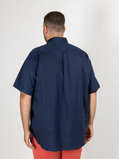 Chemisette Coton/lin Tommy Hilfiger Grande Taille marine homme grande taille - Capelstore