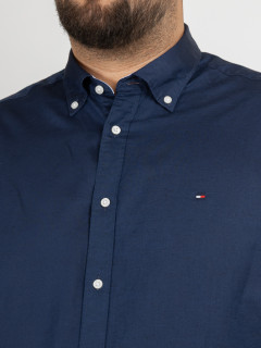 Chemisette Coton/lin Tommy Hilfiger Grande Taille marine homme grande taille - Capelstore