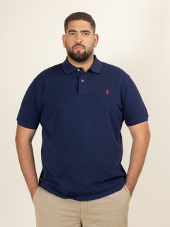 Polo Bleu Marine Ralph Lauren Grande Taille marine homme grande taille - Capelstore