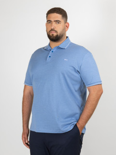 Polo Pique Indigo Paul & Shark Grande Taille bleu indigo homme grande taille - Capelstore