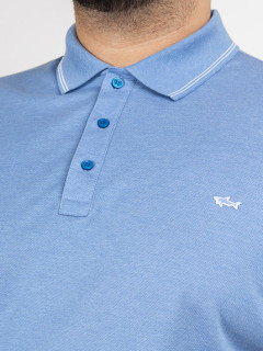Polo Pique Indigo Paul & Shark Grande Taille bleu indigo homme grande taille - Capelstore