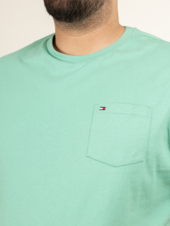 Tee-shirt Vert Avec Poche Tommy Hilfiger Grande Taille vert homme grande taille - Capelstore