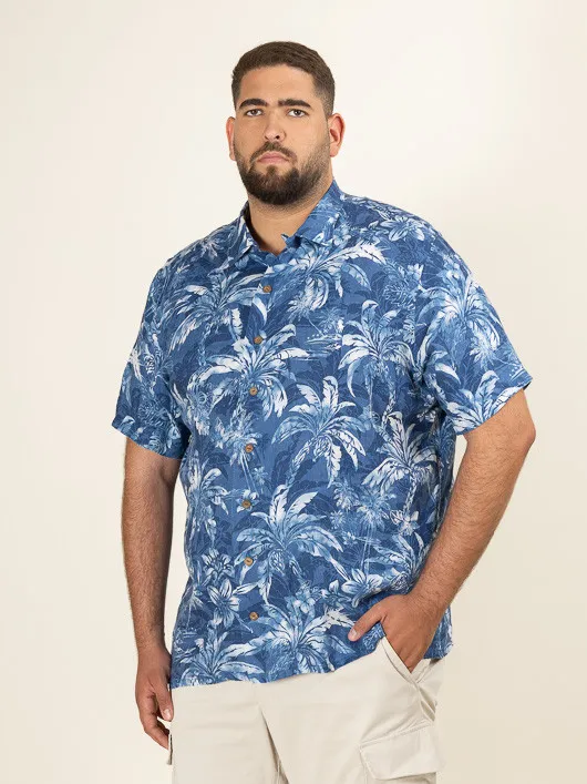 Chemisette Fleurs Ralph Lauren Grande Taille marine homme grande taille - Capelstore