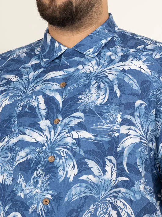 Chemisette Fleurs Ralph Lauren Grande Taille marine homme grande taille - Capelstore