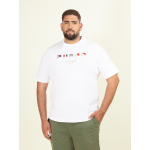 Tee-shirt Drapeaux Tommy Hilfiger Grande Taille blanc homme grande taille - Capelstore
