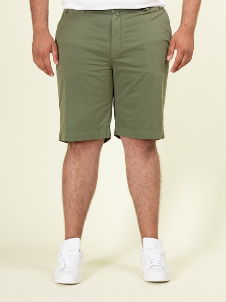 Bermuda Matt Kaki Capel Grande Taille
