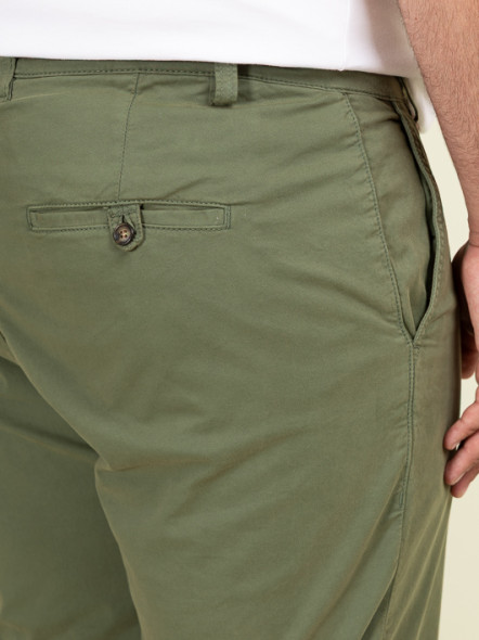 Bermuda Matt Kaki Capel Grande Taille