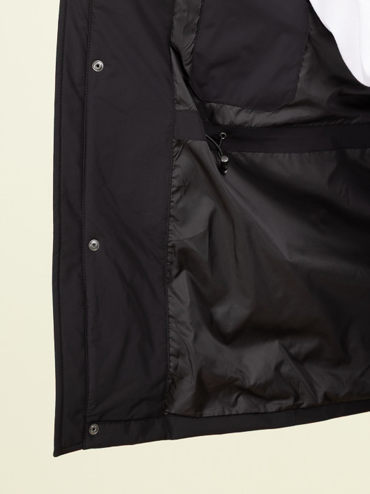 Parka Field Jacket Noire Capel Grande Taille noir homme grande taille - Capelstore