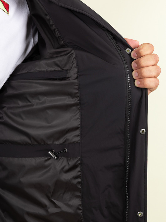 Parka Field Jacket Noire Capel Grande Taille noir homme grande taille - Capelstore
