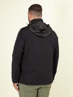 Parka Field Jacket Noire Capel Grande Taille noir homme grande taille - Capelstore