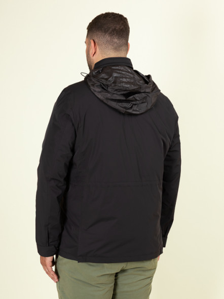 Parka Field Jacket Noire Capel Grande Taille