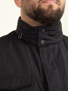Parka Field Jacket Noire Capel Grande Taille noir homme grande taille - Capelstore