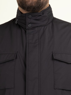 Parka Field Jacket Noire Capel Grande Taille noir homme grande taille - Capelstore