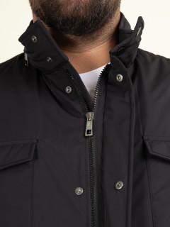Parka Field Jacket Noire Capel Grande Taille noir homme grande taille - Capelstore