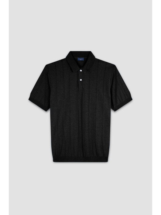 Polo Cool Touch Paul & Shark Grande Taille noir homme grande taille - Capelstore