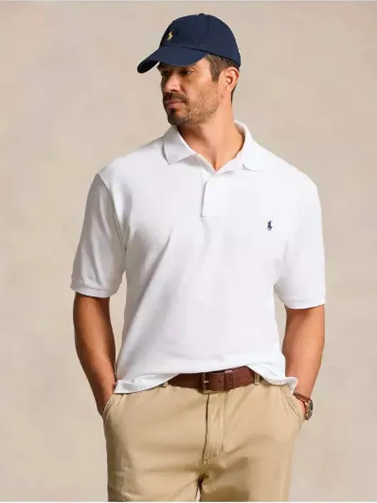Polo Blanc Ralph Lauren Grande Taille blanc homme grande taille - Capelstore