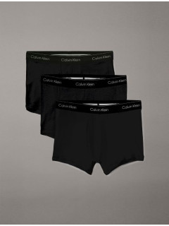Pack 3 Boxers Unis Noirs Calvin Klein Grande Taille noir homme grande taille - Capelstore