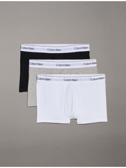 Pack 3 Boxers Gris/blanc/noir Calvin Klein Grande Taille