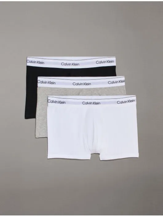 Pack 3 Boxers Gris/blanc/noir Calvin Klein Grande Taille gris/blanc/noir homme grande taille - Capelstore