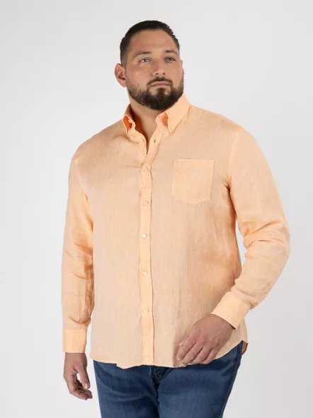 Chemise En Lin Paul & Shark Grande Taille