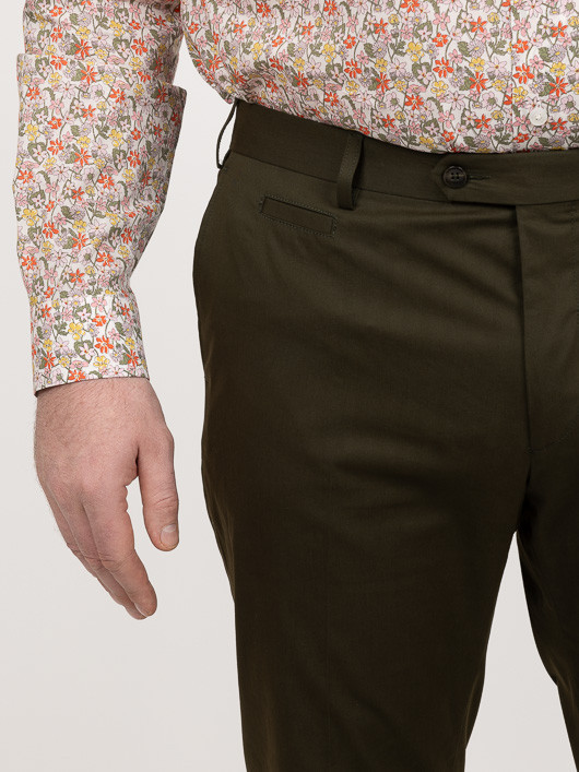 Pantalon Eté Gaspard Kaki Capel Grande Taille  homme grande taille - Capelstore