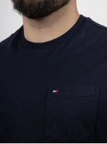 Tee-shirt Avec Poche Tommy Hilfiger Grande Taille marine homme grande taille - Capelstore