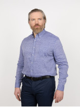 Chemise Marine Paul & Shark Lin Grande Taille marine homme grande taille - Capelstore