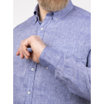 Chemise Marine Paul & Shark Lin Grande Taille marine homme grande taille - Capelstore