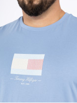 Tee-shirt Bleu Tommy Hilfiger Grande Taille