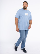 Tee-shirt Bleu Tommy Hilfiger Grande Taille