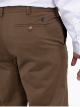 Pantalon Coupe Droite Marron Ralph Lauren Grande Taille