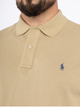 Polo Manches courtes Beige Ralph Lauren Grande Taille