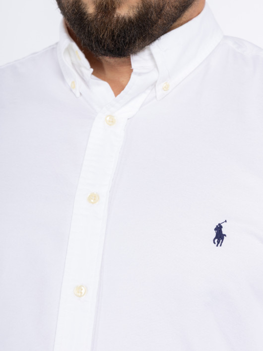 Chemise Blanche Oxford Ralph Lauren Grande Taille
