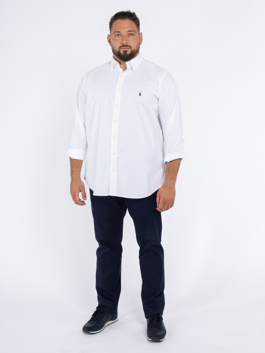 Chemise Blanche Oxford Ralph Lauren Grande Taille